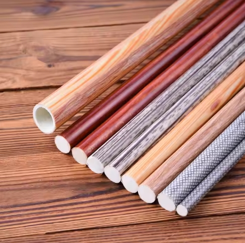 Varilla hueca de fibra de vidrio, aislamiento de tubo pultruido, estacas de nieve de fibra de vidrio de tubo redondo de pultrusi&oacute;n de fibra de vidrio personalizadas