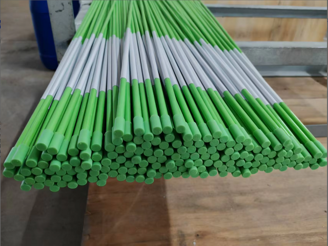 Gr&uuml;ner, korrosionsbest&auml;ndiger Einfahrtsmarkierungs-Fiberglasstab